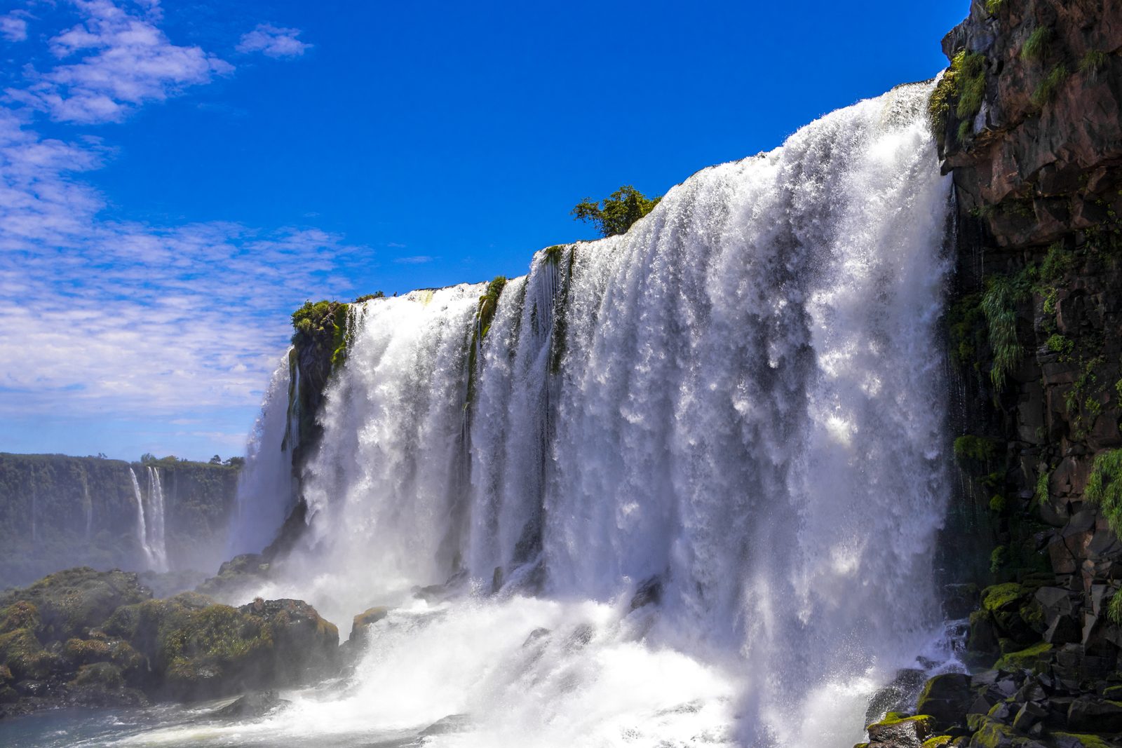 The waterfalls of Iguaçu Falls