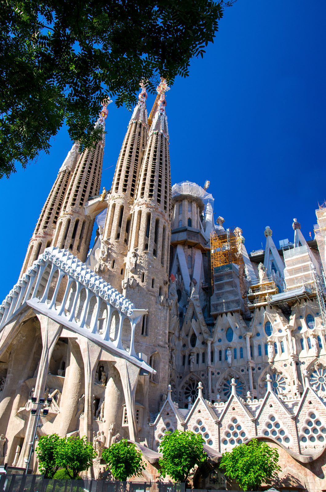 The Sagrada Família basilica in Barcelona